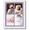 ArtToFrames Collage Photo Picture Frame with 4 - 5x7 inch Openings, Framed in White with Over 62 Mat Color Options and Regular Glass (CSM-3966-2153)
